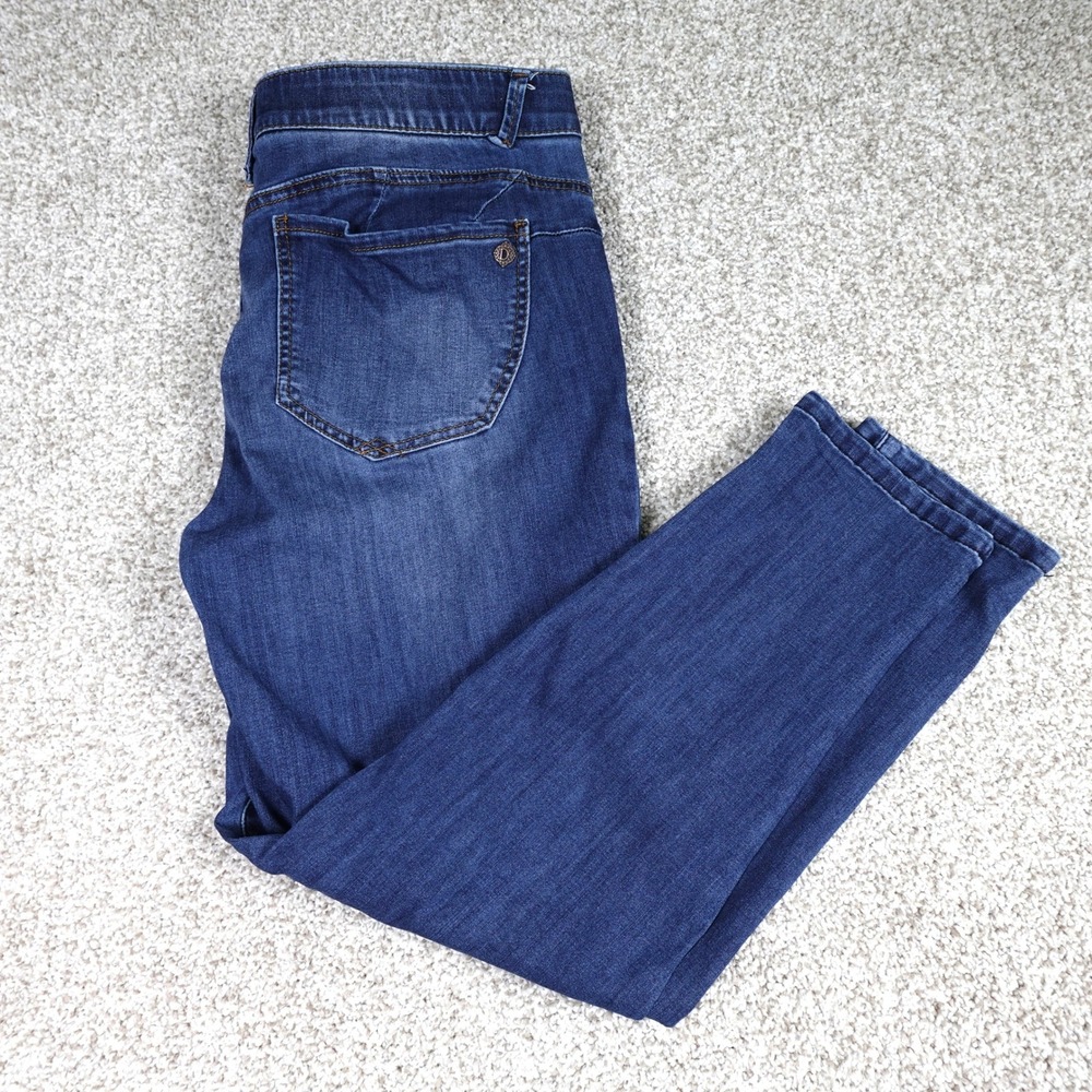 Democracy Absolution Ankle Skimmer Womens 16‎ Dark Wash Blue Denim B1593F9P2
